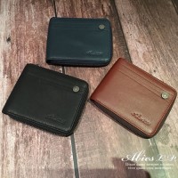 ABIES L.P.日本製YKKファスナー財布 メンズ ラウンドファスナー 財布