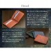 二つ折り財布 メンズ 本革 薄い財布 ABIES L.P. アビエス 日本製 小銭入れなし