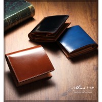 ABIES LP 日本最高峰のタンニンなめし革 栃木レザー 二つ折り財布