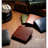 ABIES LP 日本最高峰のタンニンなめし革 栃木レザー 二つ折り財布